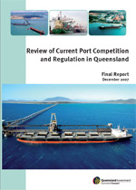 Review of Current Port Competition and Regulation in Queensland front cover